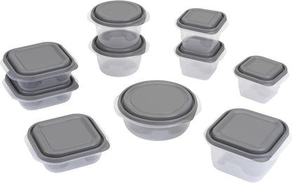GoodCook EveryWare 20-Piece Boxed Food Storage Container Set with Lids, BPA Free