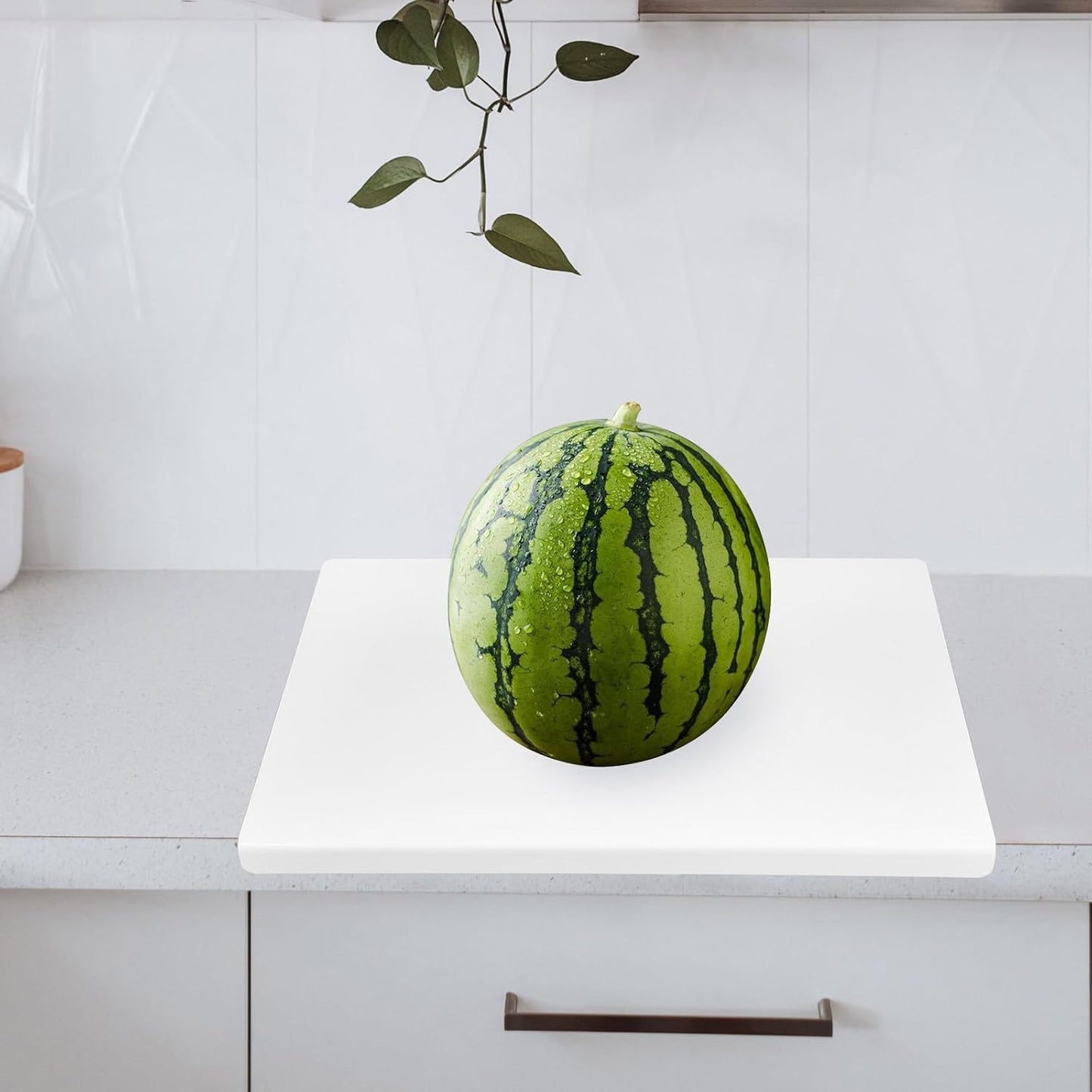 Luxshiny Acrylic Kitchen Cutting Board Non-slip Thick 16.7x12.8 Inch Sturdy Countertop Chopping Mat for Fruits Vegetables Meat Food Preparation