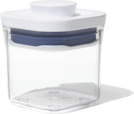 OXO Good Grips POP Container - Airtight Food Storage - Small Square Short 1.1 Qt Ideal for 1 lb of brown sugar or confectioner's sugar