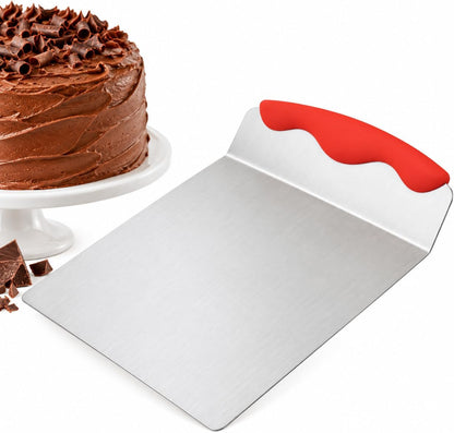 Mrs. Anderson’s Baking Giant Layer Cake Spatula, Stainless Steel with Non-Slip Silicone Handle