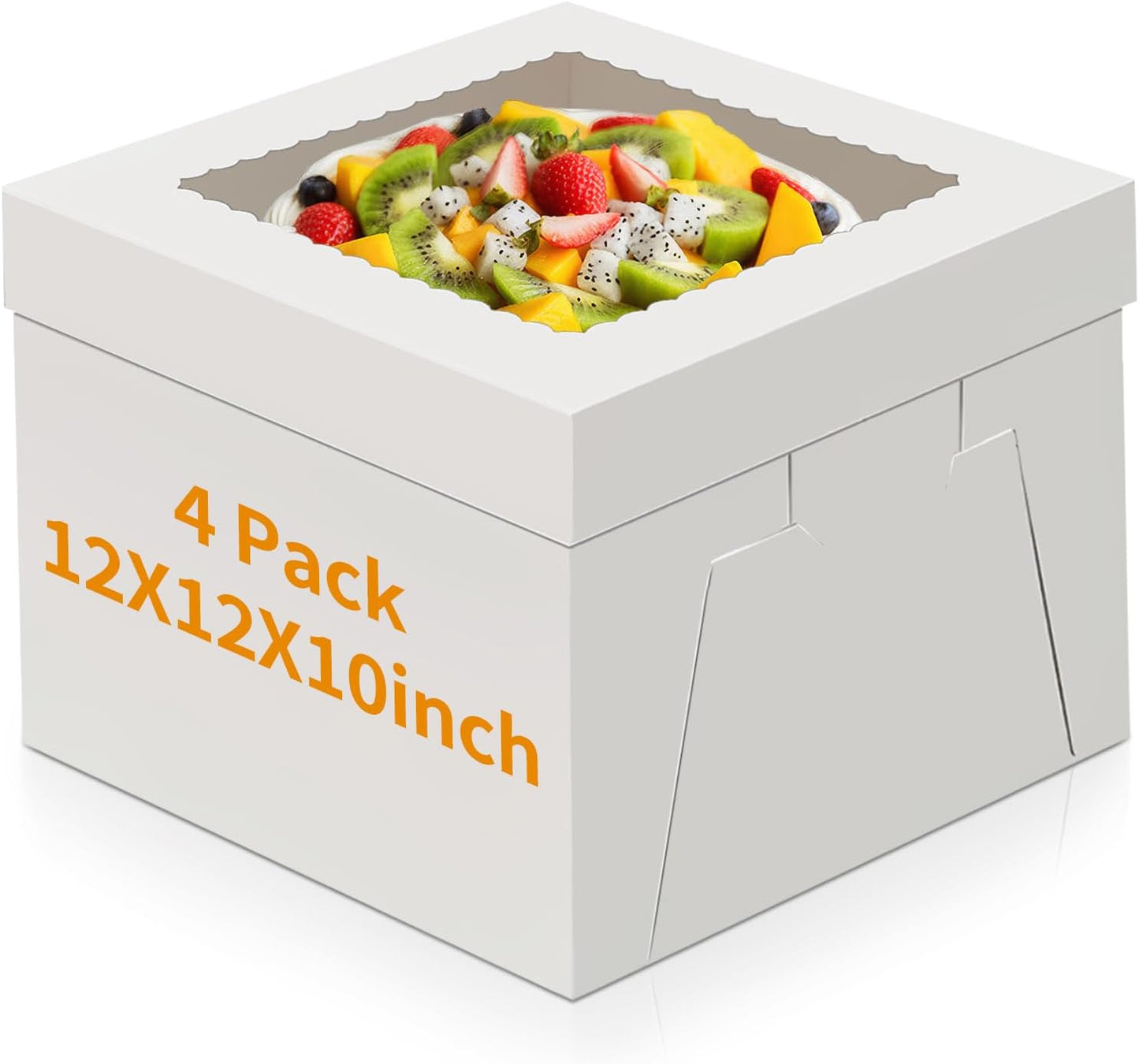 WINKIO Cake Boxes 12 inch, Cake Carrier Holder, Storage Transport Container