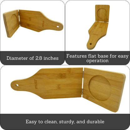 IMUSA Bamboo Tostonera & Plantain Press, Large