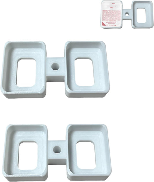 2 PCS Sauce Holder Compatible with Chick-Fil-A Sauce, Cup Top Fast Food Sauce Holder (White)