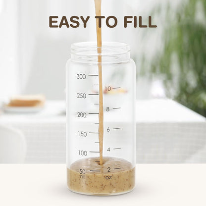 Vucchini Salad Dressing Mixer Shaker 10oz