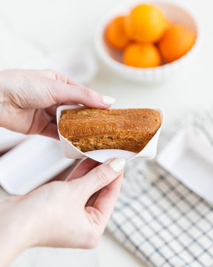 The Silicone Kitchen Silicone Individual Mini Loaf Pans - Reusable, Non-Toxic, BPA Free, Dishwasher Safe, Bento Box Accessories (12 Pack, White)