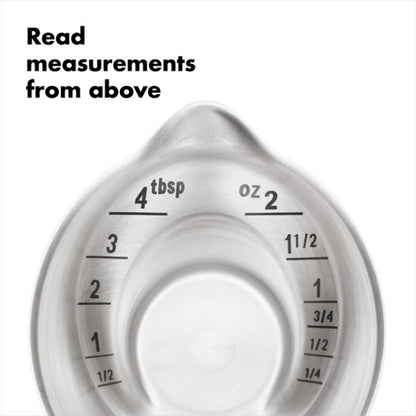 OXO Steel Angled Measuring Jigger - Stainless Finish