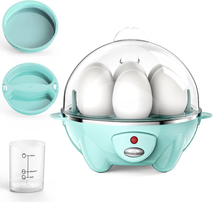 Egg Cooker,Rapid 7 Eggs Boiler with Auto Shut-off-Green