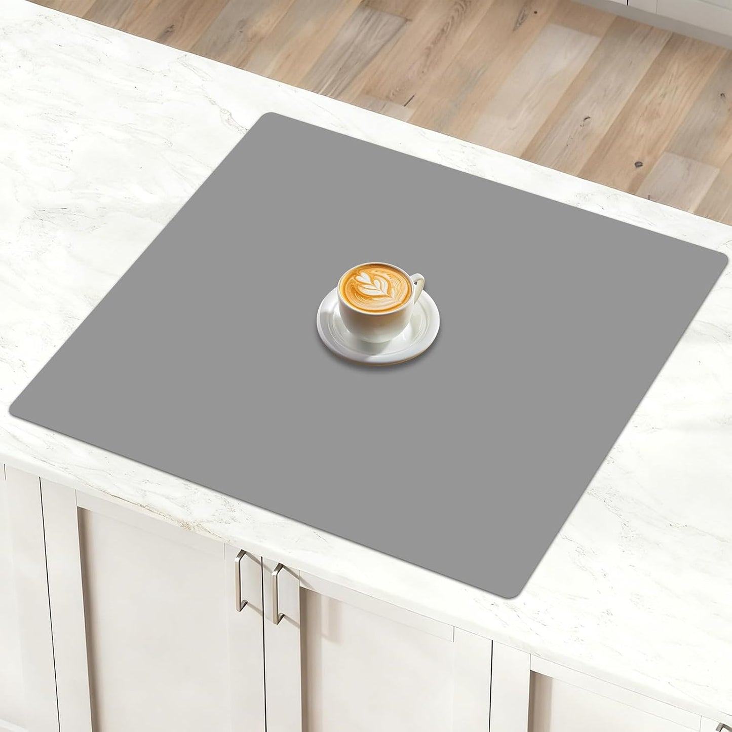 Extra Large Silicone Mat 78.7''x23.6''(200cmx60cm), Large Silicone Mats for Kitchen Counter, Multipurpose Heat Resistant Mat, Waterproof Placemat for Countertop Protector, Black