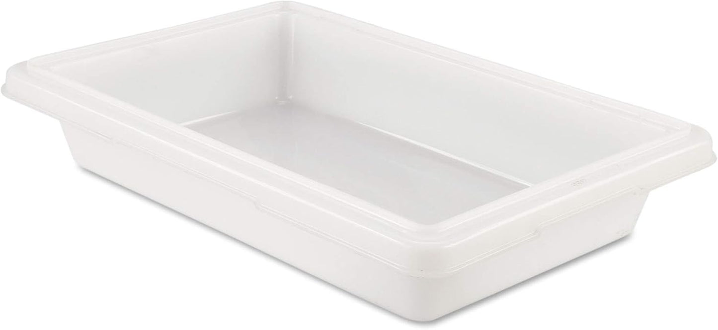 Rubbermaid Commercial Products Polycarbonate Food Storage Box/Tote, 2 Gallon, Clear, for Restaurant/Kitchen/Cafeteria
