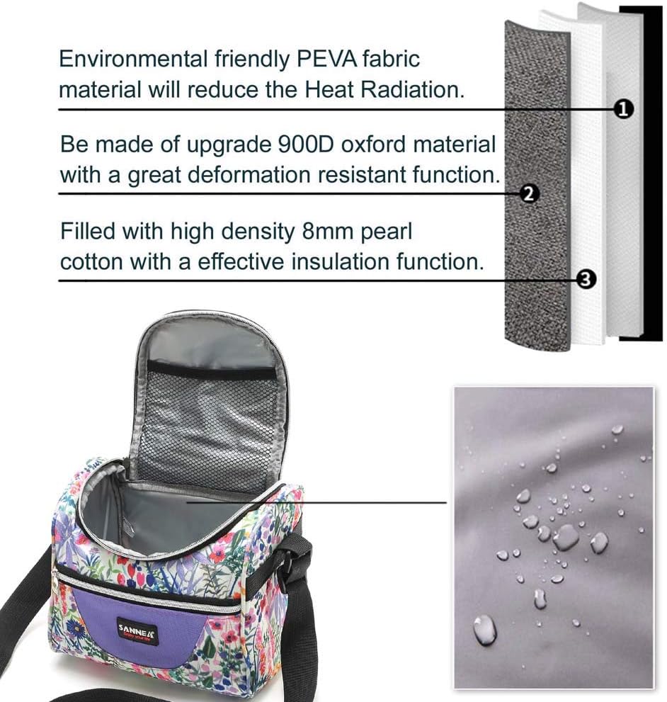 Lunch Bag for Kids Coole Lunch Box Tote for Women Girls Boys Children Student Insulated Bento Bag for School Work Picnic Outdoor Activities