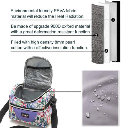 Lunch Bag for Kids Coole Lunch Box Tote for Women Girls Boys Children Student Insulated Bento Bag for School Work Picnic Outdoor Activities