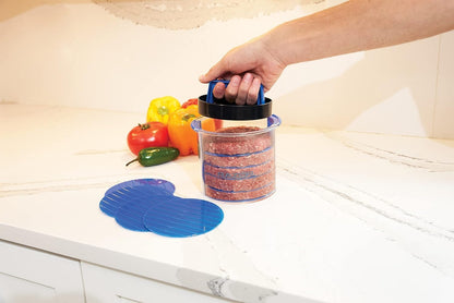 RAZOR Burger Press Caddy for Perfect Shaped Patties On The Go
