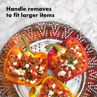 OXO Good Grips Steamer Basket - Stainless Steel, 8 Inch Diameter