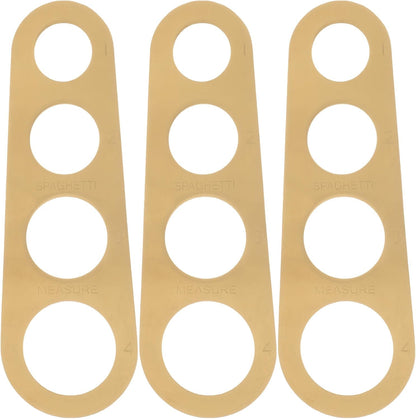 3pcs Stainless Steel Spaghetti Measurer with 4 Measuring Holes