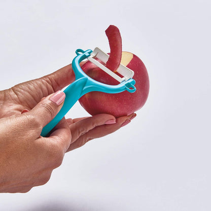 KYOCERA Fruit & Vegetable No-Rust, Ultra-Sharp Ceramic Y-Peeler