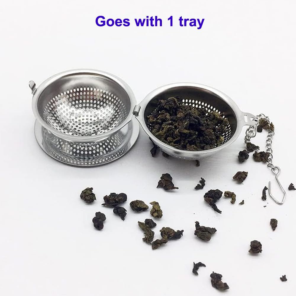 Food Grade 304 Stainless Steel Mesh Tea Ball 2.1 Inch Tea Infuser Strainer Filter Diffuser for Loose Tea