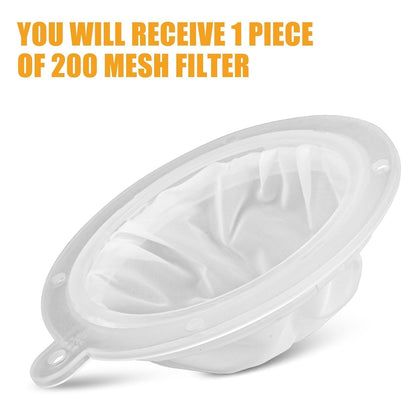 CARGEN 200 Mesh Strainer 75 Micron Filter for 5 Inch Funnel