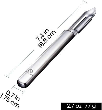 Gourmet Easy Vegetable Peeler Ultra Sharp Stainless Steel Blade (I Peeler)