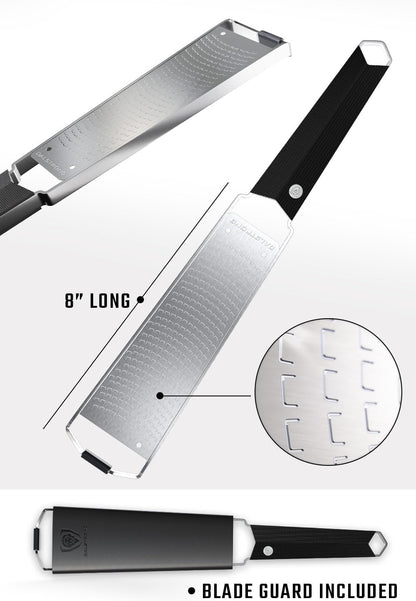 Dalstrong Wide Cheese Grater - Coarse Stainless Steel Blade