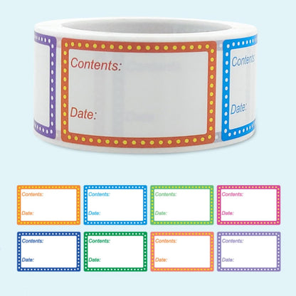 200 Sheets Food Date Label Stickers Handwritten Removable Adhesive Labels for Fridge Kitchen Pantry Food Storage Organization