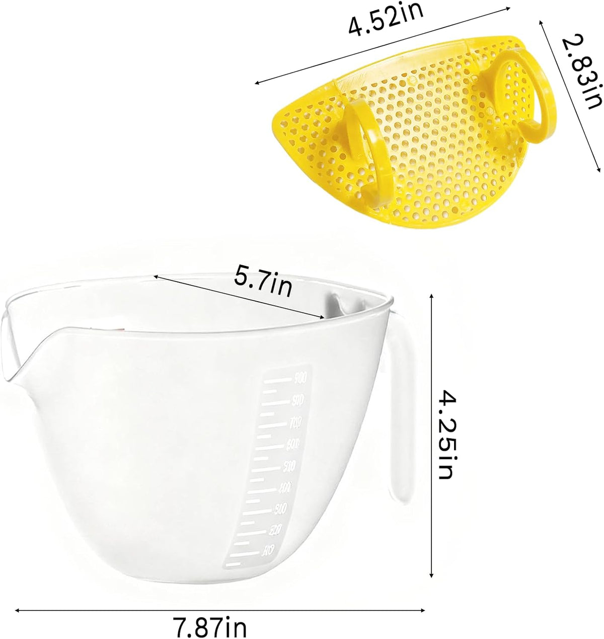 Rice Strainers and Colanders for Kitchen,Fine Mesh Strainer,Rice Washer