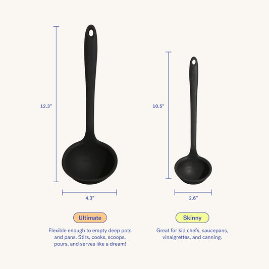 GIR Premium Silicone Ladle Serving Spoon – Ultimate, Slate