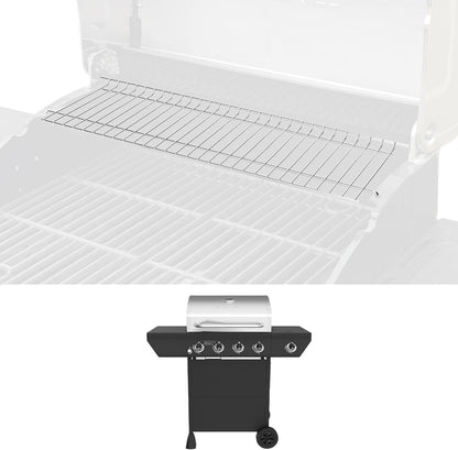 Utheer 2-Pack Griddle Warming Rack for Blackstone 28" Griddles, Stainless Steel Flat Top Grill Accessories | Reversible Rack Adds Prep Space, Foldable Clip-On Design Expands Cooking & Holding Area