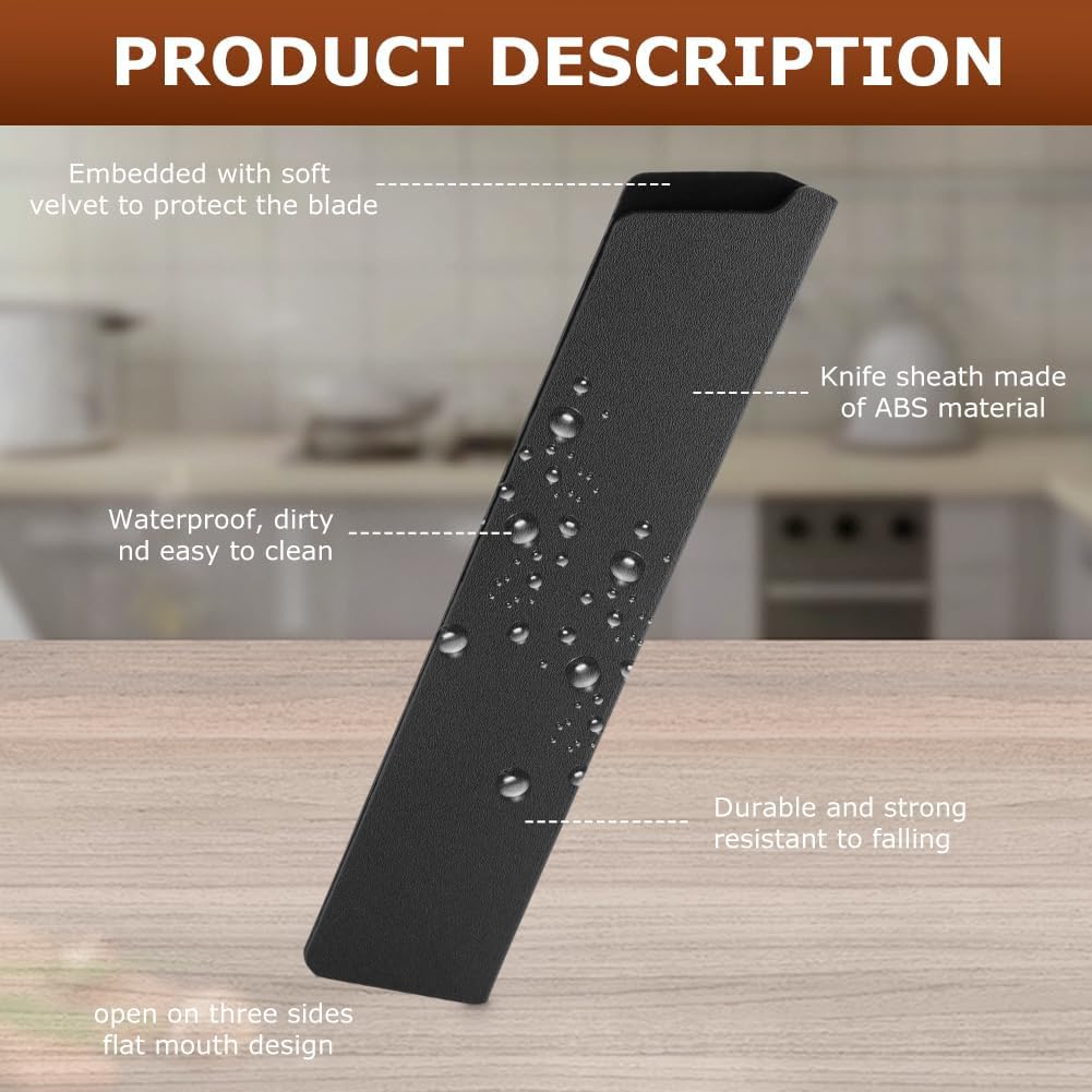 2 Pcs Kitchen Knife Sheath, 6-8 Inch Knife Edge Guard Chef Knife Sheaths