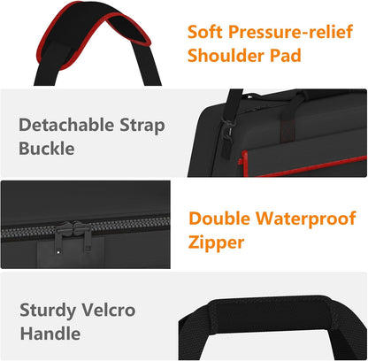 Grill Tool Storage Bag,Grill Utensil Storage Bag for Barbecue Tool up to 22",BBQ Utensil Storage Caddy with Pockets,Barbecue Utensil Case for Outdoor Grilling, Camping, Bag Only