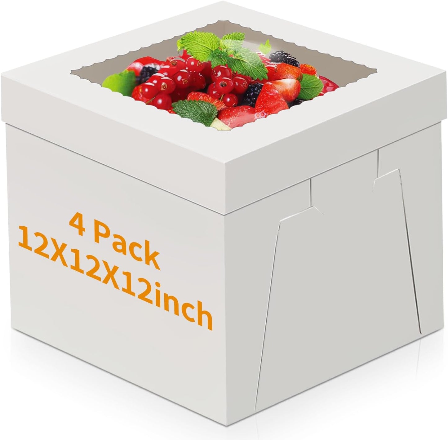 WINKIO Cake Boxes 12 inch, Cake Carrier Holder, Storage Transport Container