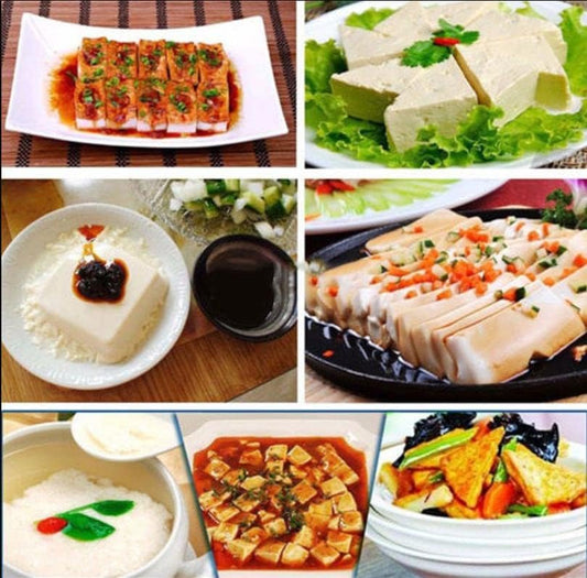 Tofu Press Mould, 2PCS Food Grade Plastic Tofu Maker Kit with Cheese Cloth