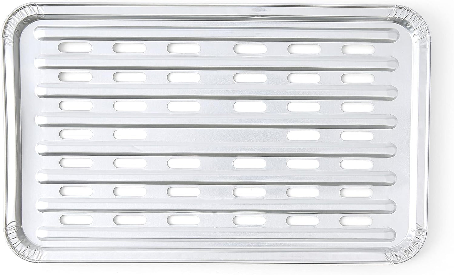 Kingsford Extra Tough Aluminum Grill Liners, Disposable Foil Grill Toppers for Outdoor Grills, Helps Keep Food and Sauce from Falling Through Grates, 16 x 11.75 in, 14 Count