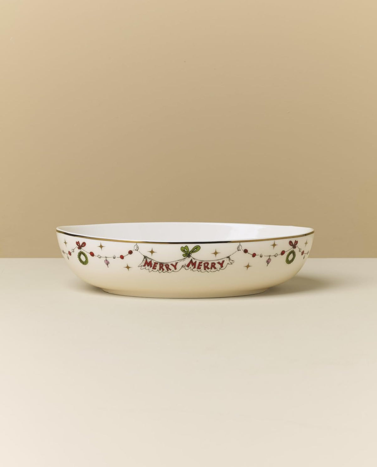 Lenox Dr. Seuss Grinch Christmas Chip and Dip Bowl
