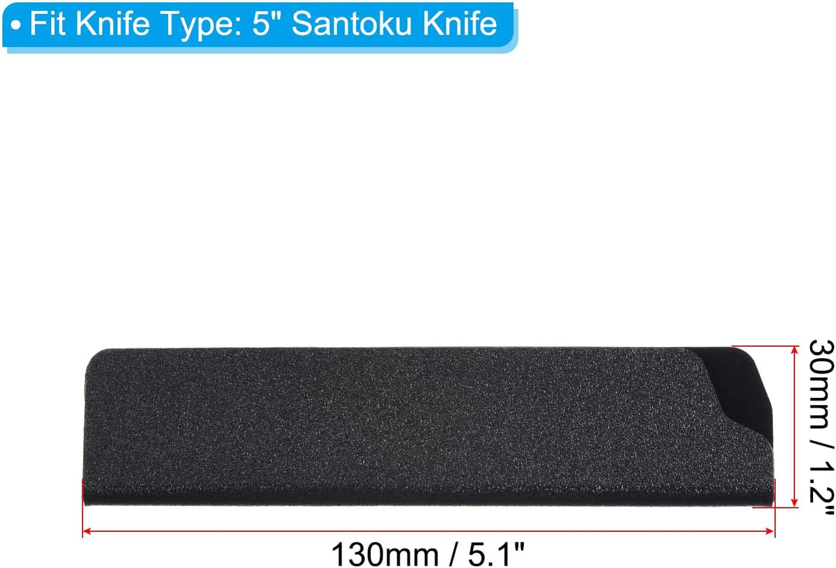 PATIKIL ABS Knife Cover Sleeves for 3.5" Paring Knife, Knives Edge Guard Blade Protector Universal Knife Sheath for Home Kitchen, Black