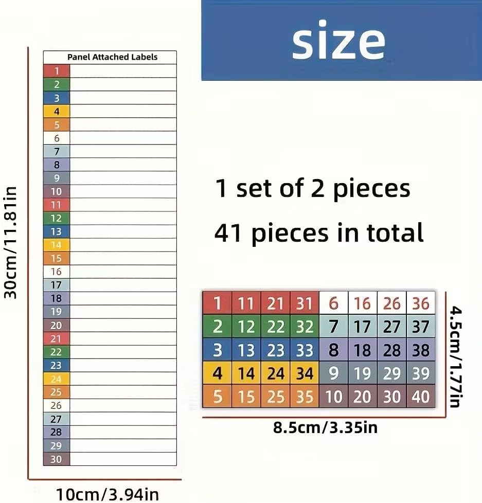 100-Pack Removable Freezer Labels, Waterproof Food Storage Stickers for Date & Contents Marking - Colors B