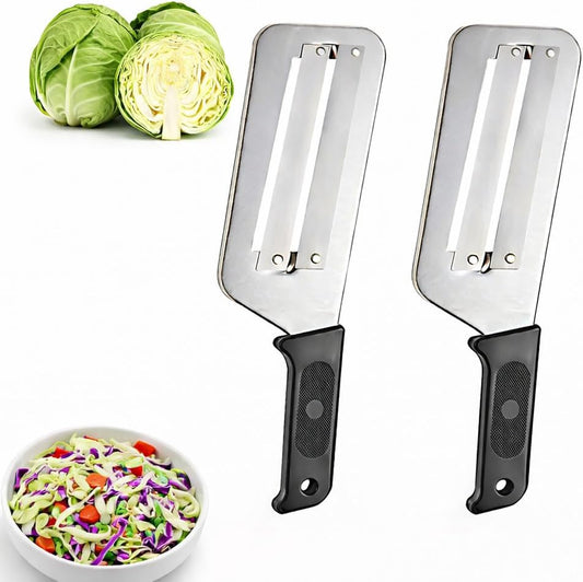 Cabbage Shredder Vegetable Slicer Cole Slaw Knife Lettuce Shredding Hand Held Peeler Stainless Steel Tool Veggie Cutter Cut Chopper Japanese Multifunctional Thickened Fruit Julienne