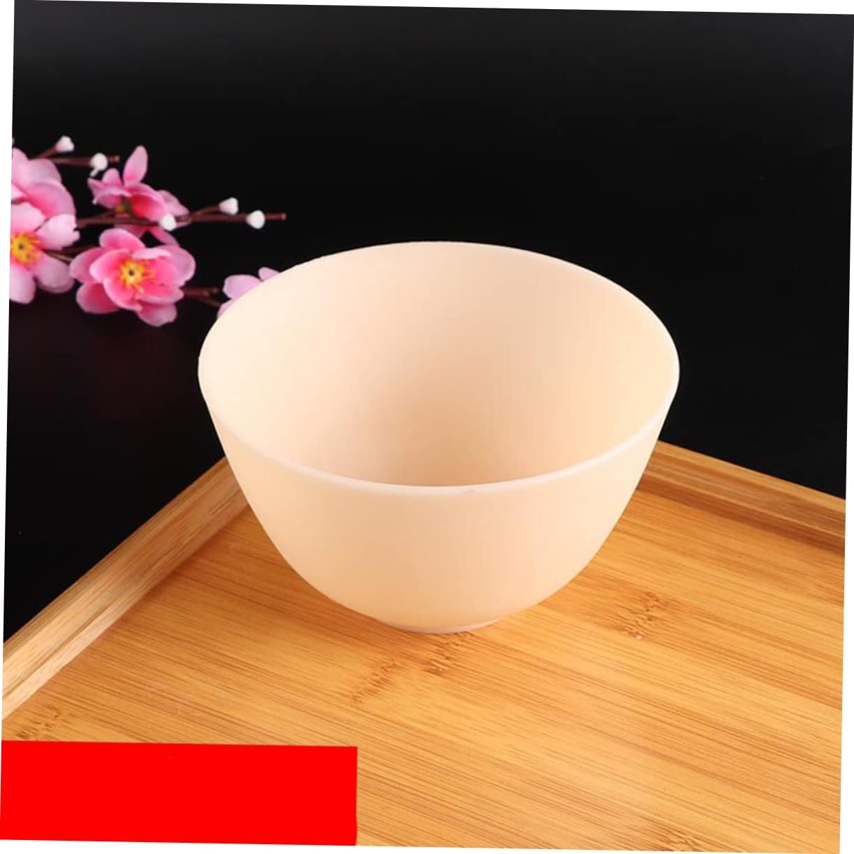 Didiseaon Odorless Anti-drop Silicone Mixing Bowl for Facial Masks Cooking Flexible Microwave Dishwasher Safe for Ingredients Sauces Medium Green