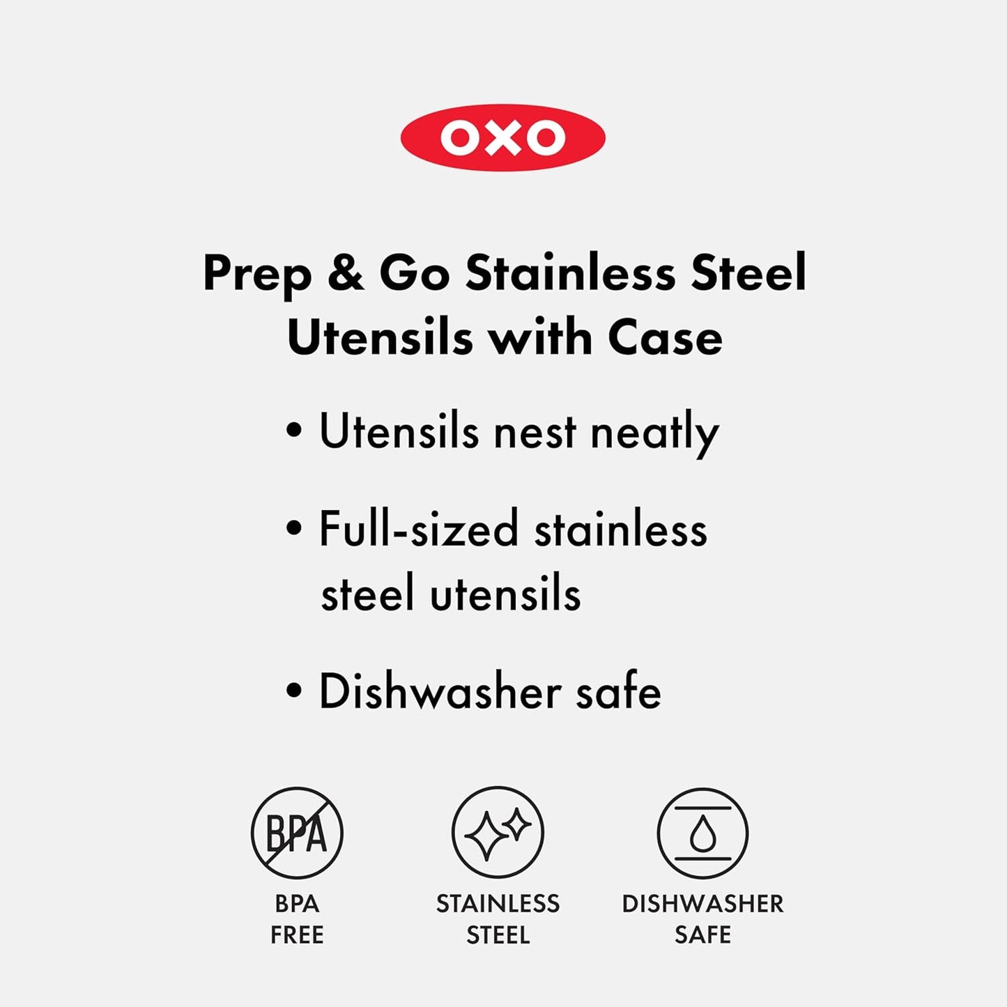 OXO Good Grips Prep and Go Utensils with Case