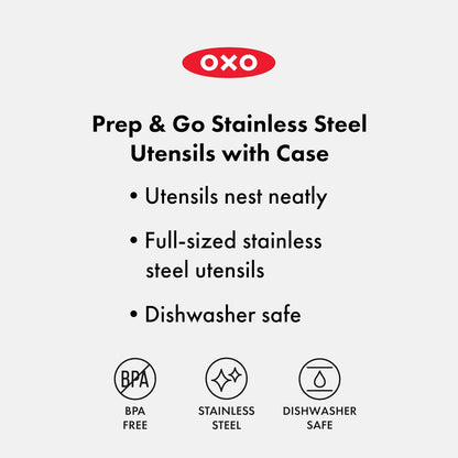 OXO Good Grips Prep and Go Utensils with Case