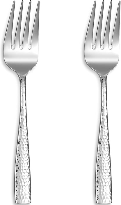 KEAWELL Premium Louis Hammered Serving Forks (Serving Forks)