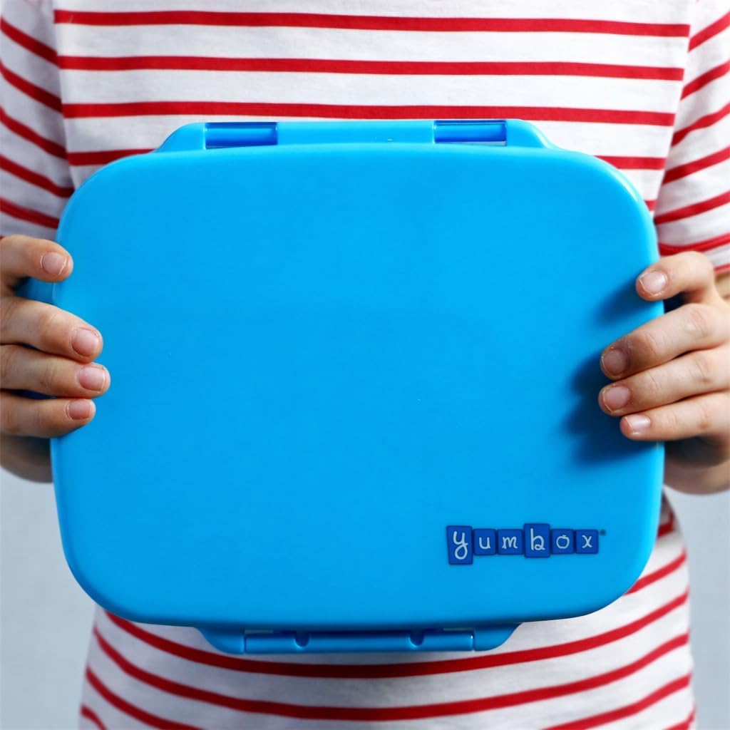 Yumbox Go Leakproof Bento Lunch Box, 5 Compartments, Charcoal Gray | Deep Portioned Tray | Removable Silicone Gasket | Lightweight Construction | Fits Most Lunch Bags | Easy-Clean Design