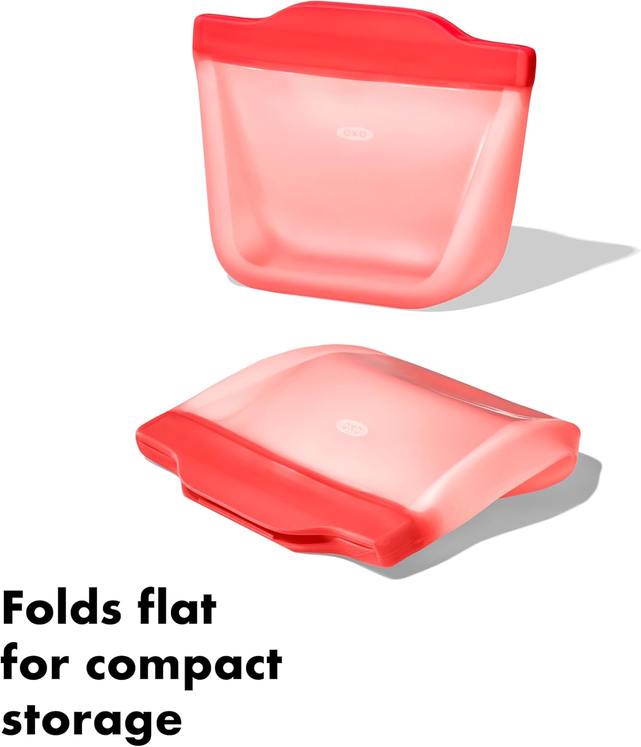 OXO Good Grips Silicone Reusable Bag - Stand-Up Cup (8 oz) - Oat