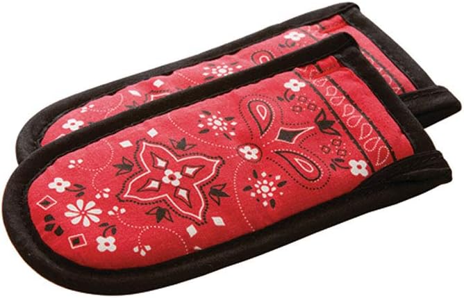 Lodge Fabric Hot Handle Holder, Bandana, Pack of 2