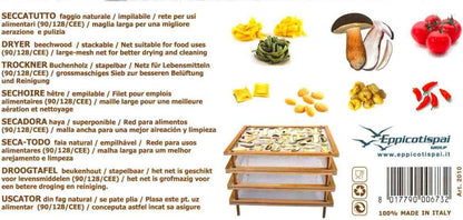 Eppicotispai Beechwood Stackable Food Dryer with Net