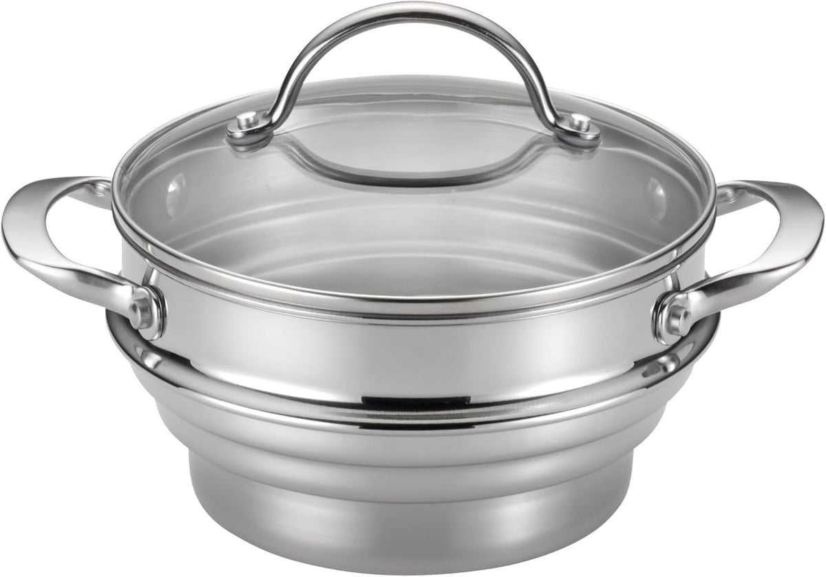 Anolon Classic Stainless Steel Universal Covered Steamer Insert