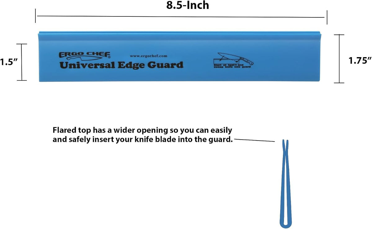Ergo Chef Universal Knife Edge Guard, Durable Blade Protector, Black