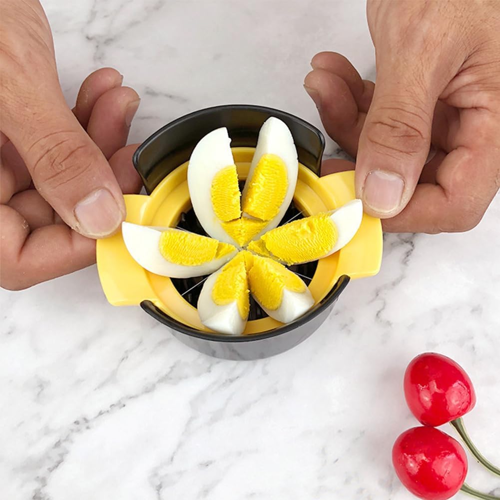 3-in-1 Egg Slicer, 304 Stainless Steel Wire Egg Cutter
