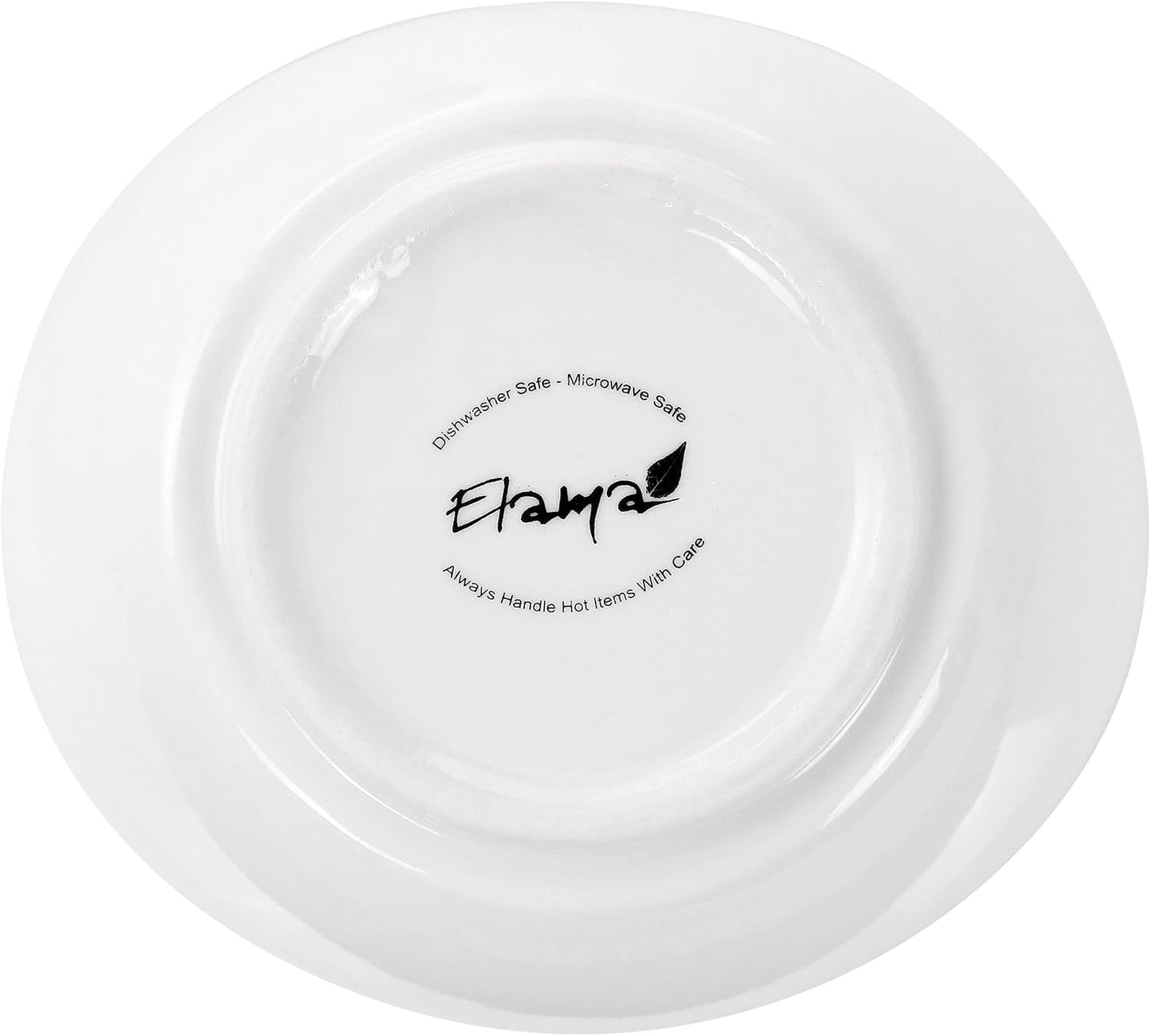 Elama Signature 12 1/4 Inch 6pc Lazy Susan Appetizer and Condiment Server Set