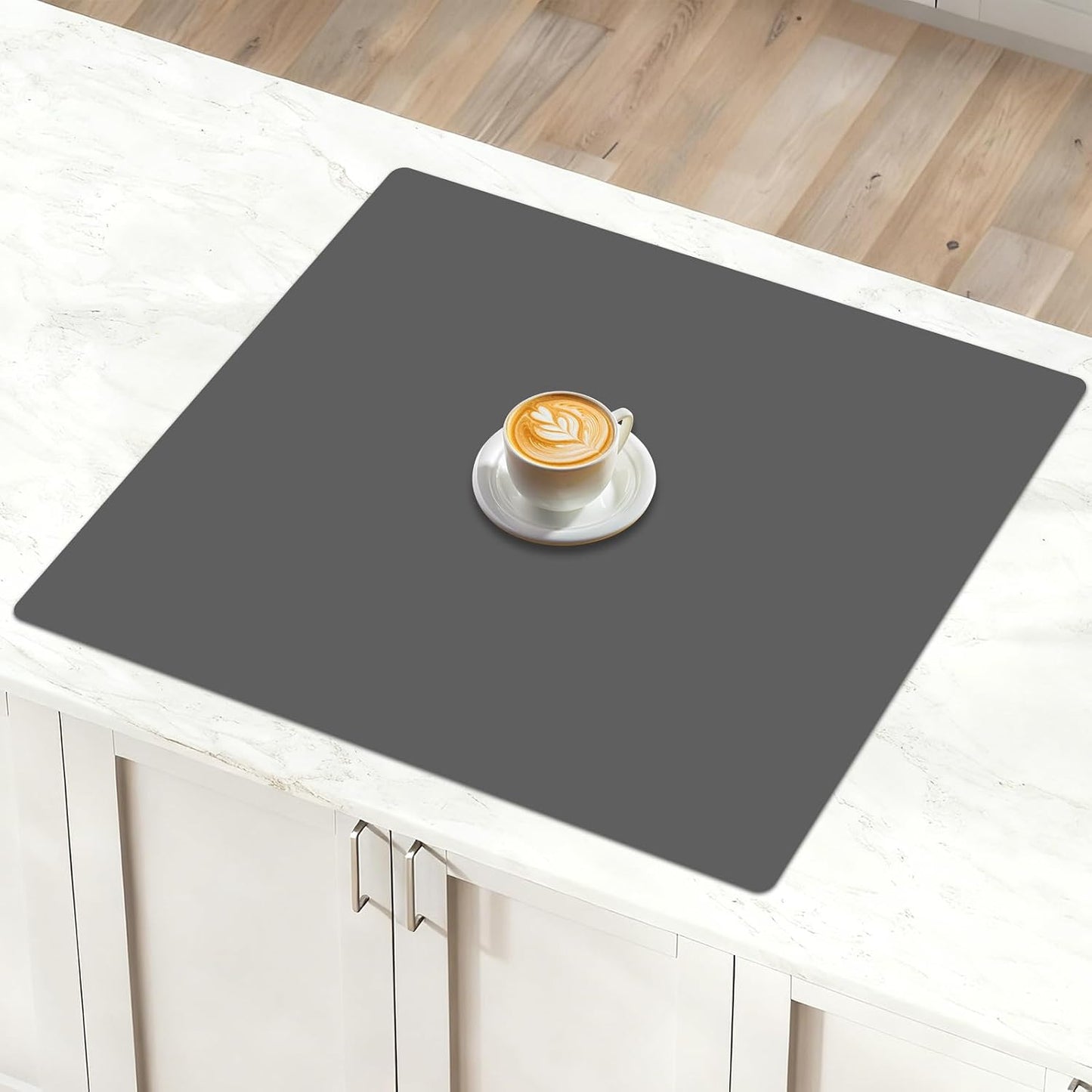 Extra Large Silicone Mat 78.7''x23.6''(200cmx60cm), Large Silicone Mats for Kitchen Counter, Multipurpose Heat Resistant Mat, Waterproof Placemat for Countertop Protector, Black
