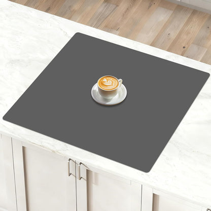 Extra Large Silicone Mat 78.7''x23.6''(200cmx60cm), Large Silicone Mats for Kitchen Counter, Multipurpose Heat Resistant Mat, Waterproof Placemat for Countertop Protector, Black